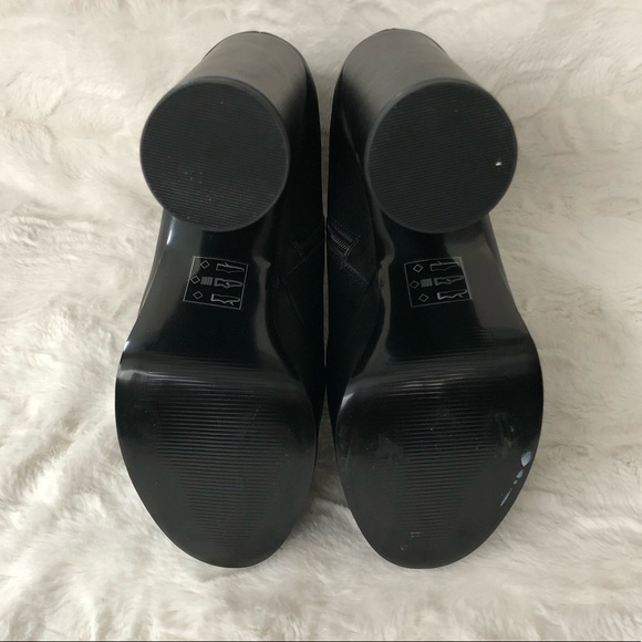 NWOT ASOS Shoes Vegan Leather Platform Boo… - Picture 7 of 8